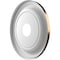 Ekena Millwork PVC Medallion (Canopies up to 9 1/2"), 16"OD x 3 1/2"ID x 1 3/8"P, Metallic Antique Brass CMP16TRCAB - alternate 3
